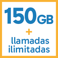 Tarifa naranja | 150 GB y llamadas ilimitadas